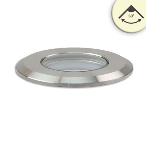 ISOLED 115668 grondspot RVS Ø45 60° IP67