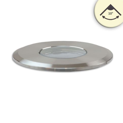 ISOLED 115669 grondspot RVS Ø55 10° 3000K IP67