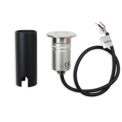 Grondspot RVS Ø55 3W 10° 3000K IP67