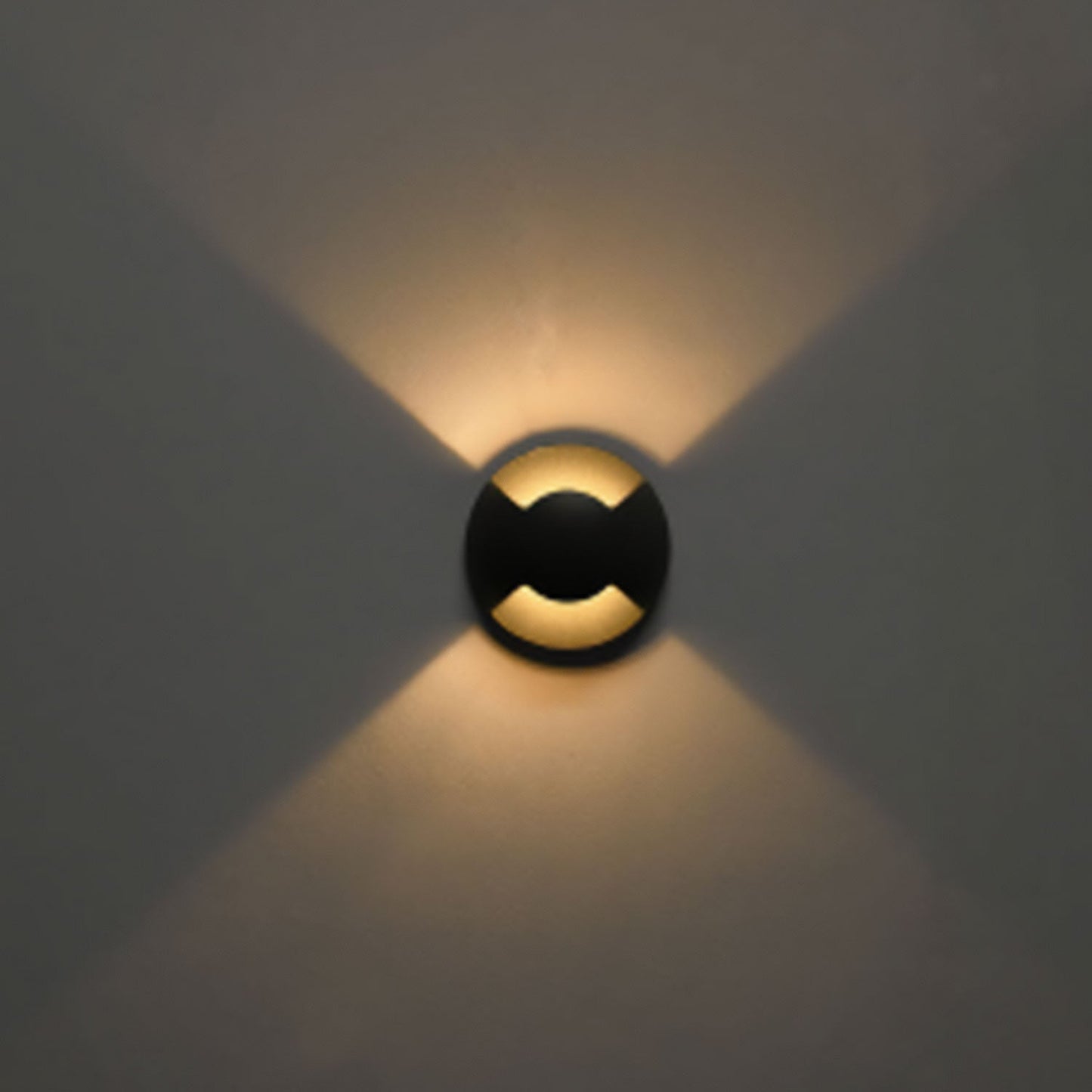 Grondspot zwart Ø60 2-zijdig 3W 60° 3000K IP67
