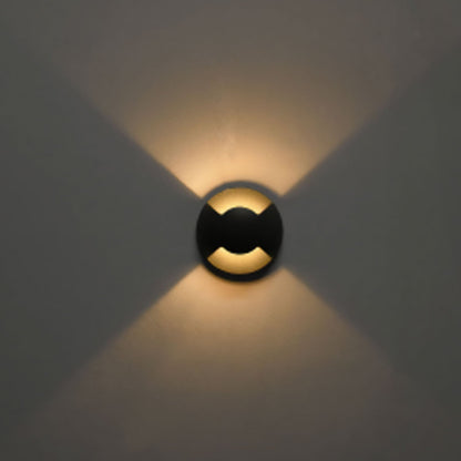 Grondspot zwart Ø60 2-zijdig 3W 60° 3000K IP67