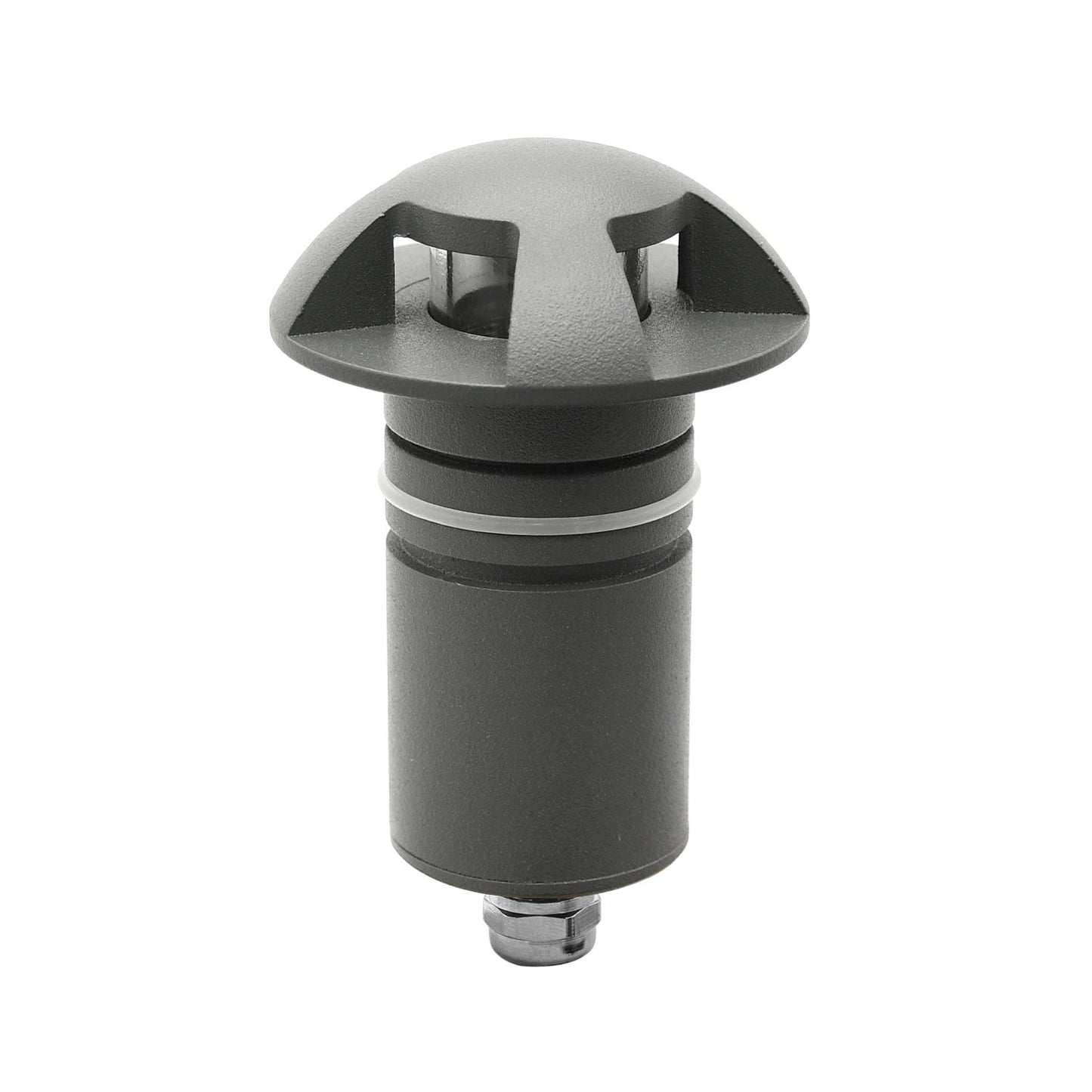 Grondspot zwart Ø60 4-zijdig 3W 60° 3000K IP67