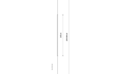 VERTIC LED hanglamp maattekening