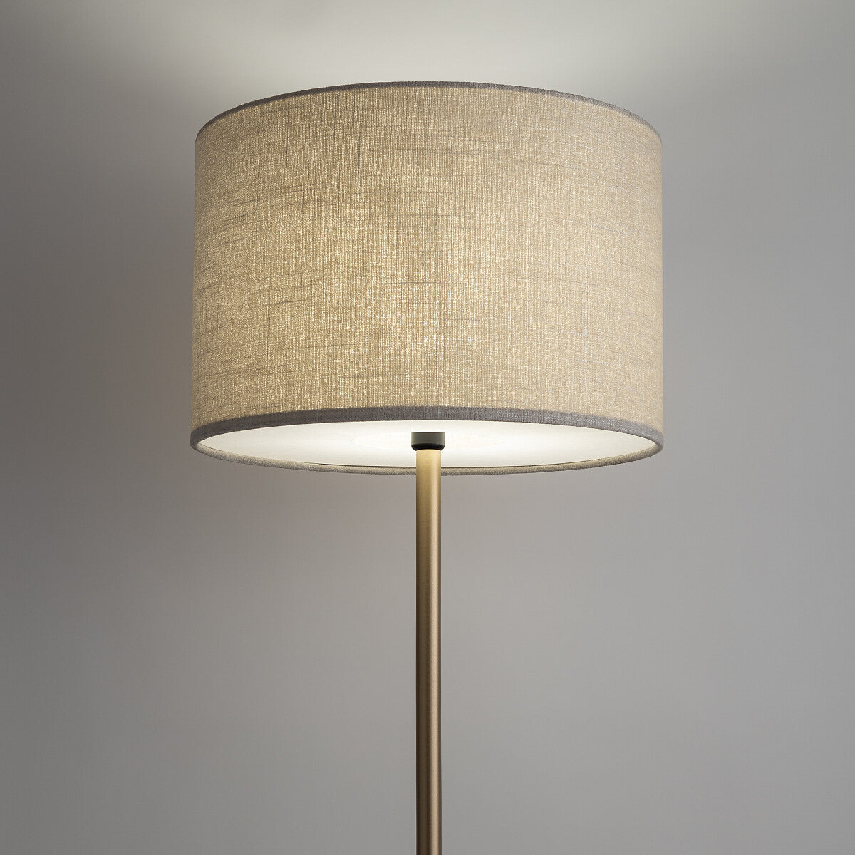 SANTANA staande lamp E27 163 cm crème goud