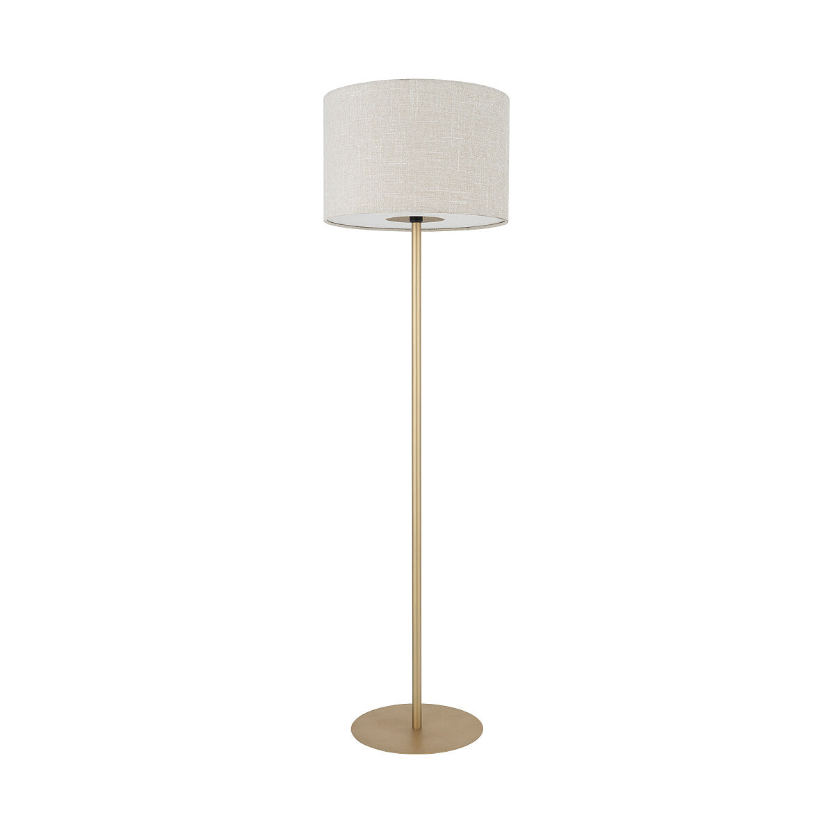 SANTANA staande lamp E27 163 cm crème goud