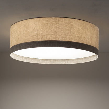CEDRO plafondlamp stoffen kap sfeerbeeld