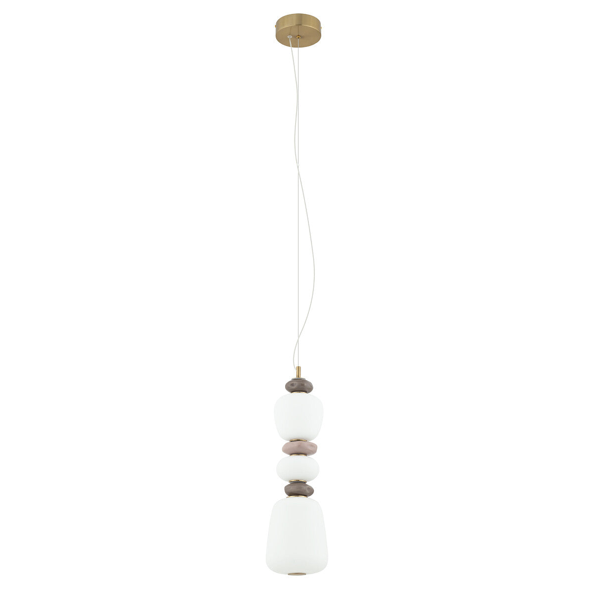 CERAMIC LED keramische hanglamp glas 3000K