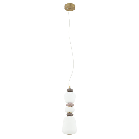 CERAMIC LED keramische hanglamp glas 3000K