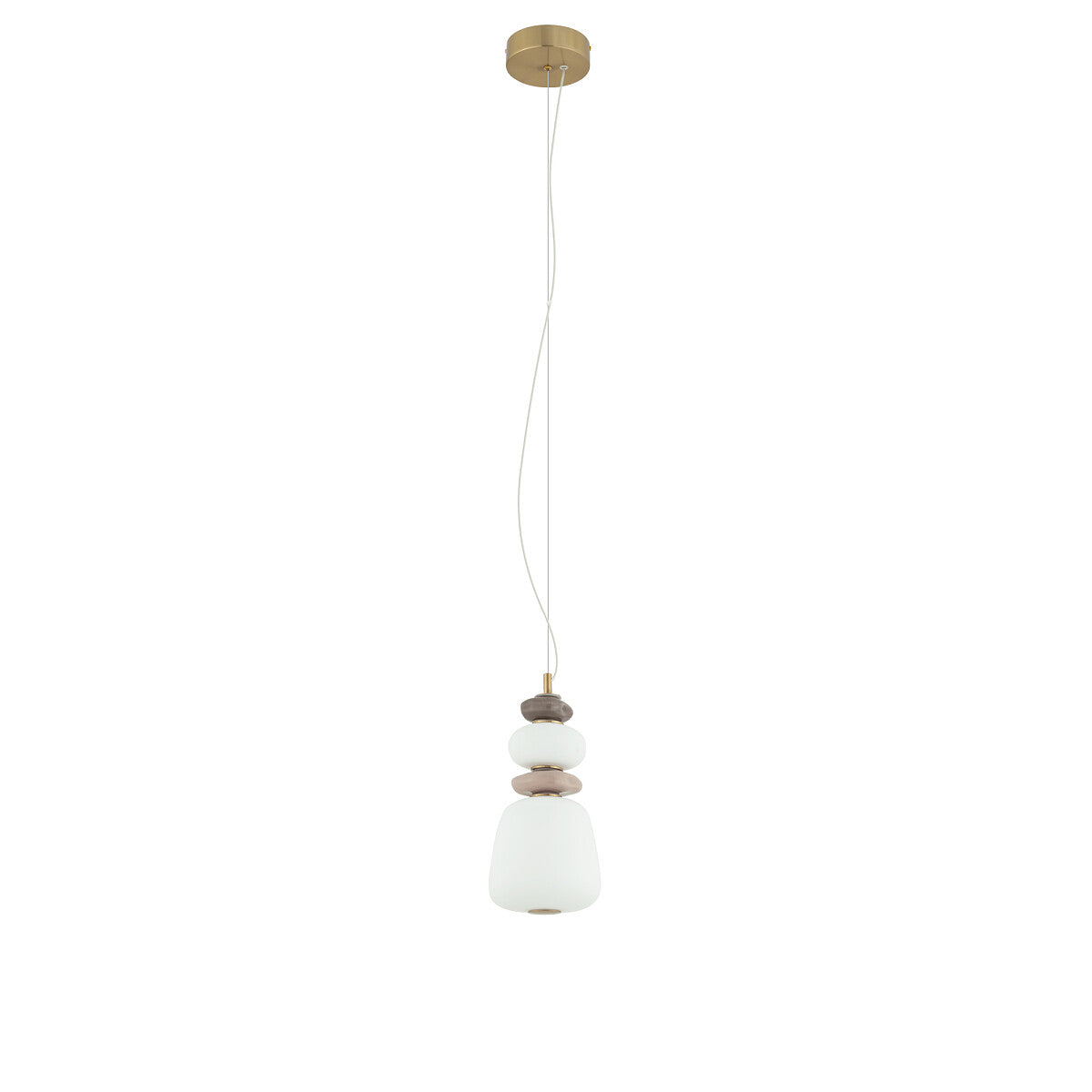 CERAMIC LED keramische hanglamp glas 3000K