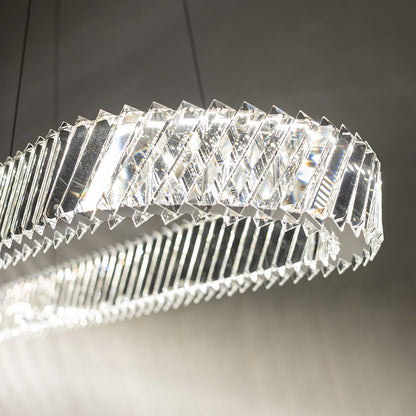LUXORA OVAL kristallen kroonluchter toepassing