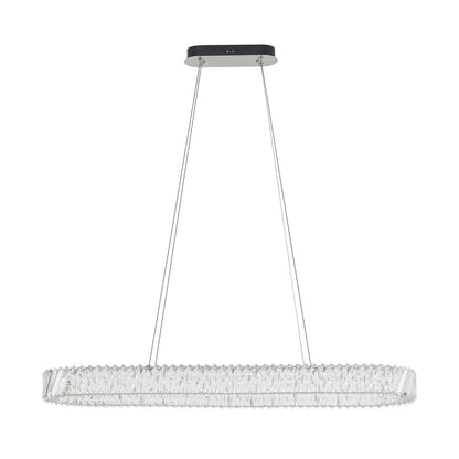 LUXORA OVAL kristallen kroonluchter LED