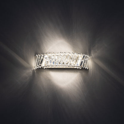 LUXORA LED kristallen wandlamp glamour sfeerbeeld
