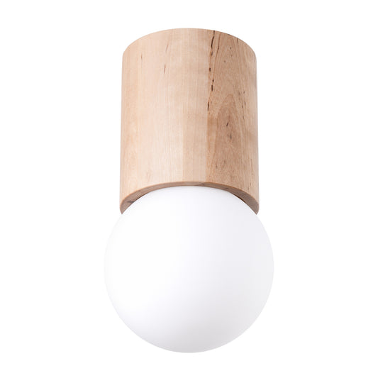BOOMO 12 plafondlamp G9 natuurlijk hout