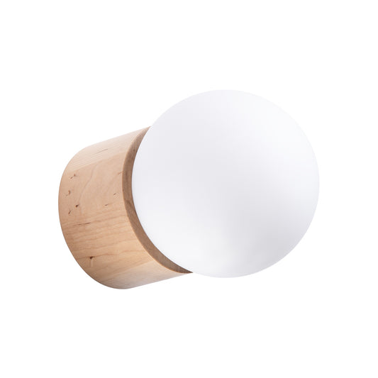 BOOMO wandlamp G9 natuurlijk hout