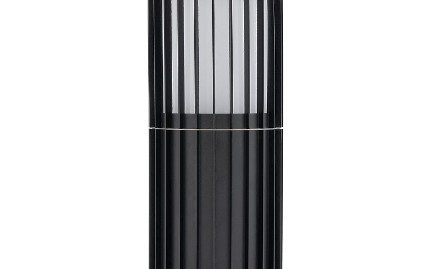 Shirano E27 buitenwandlamp met spotkap IP54 zwart