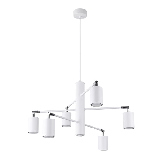 LEMMI 6 kroonluchter 6x GU10 wit of zwart