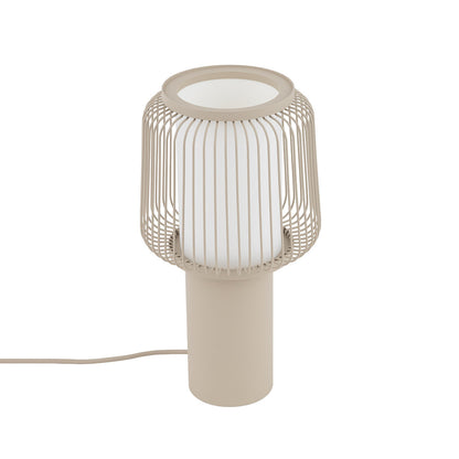NOME tafellamp beige stoffen kap E27 packshot