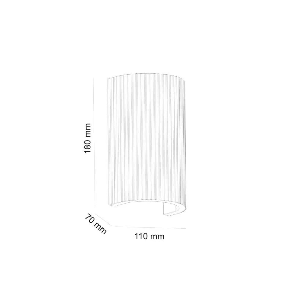 Wandlamp NANTES (gips)