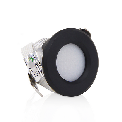 NISARO mini inbouwspot zwart