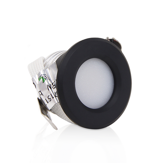 NISARO mini inbouwspot zwart