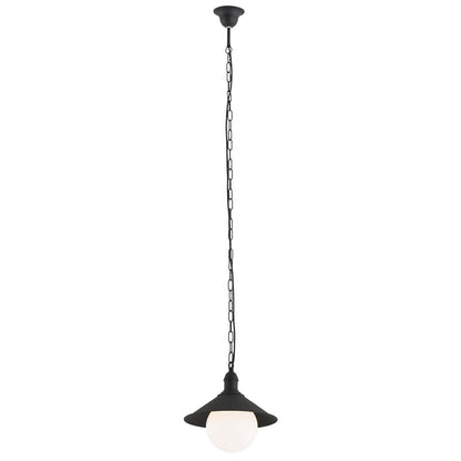 Erba Bis hanglamp Zwart-opaal