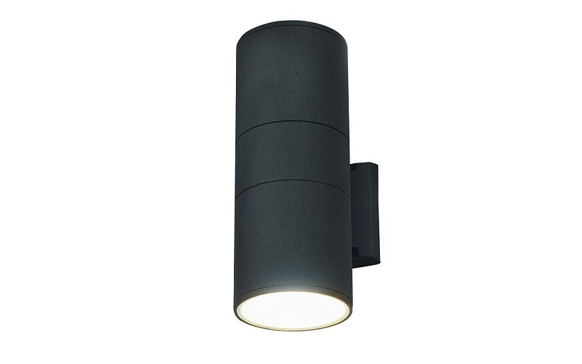Fogaro E27 buitenwandlamp IP44 grafiet