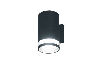 Rockaro E27 buitenwandlamp spot IP44 grafiet