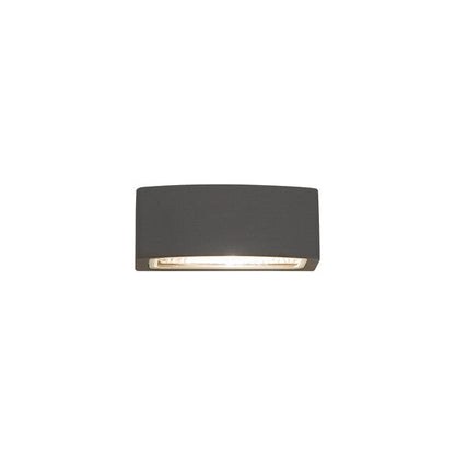 Brickano buitenwandlamp up-down grafiet sfeerbeeld gevel