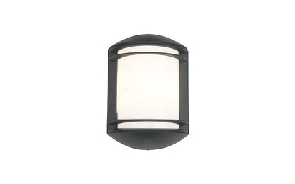 Quarano E27 wandlamp IP21 grafiet-wit