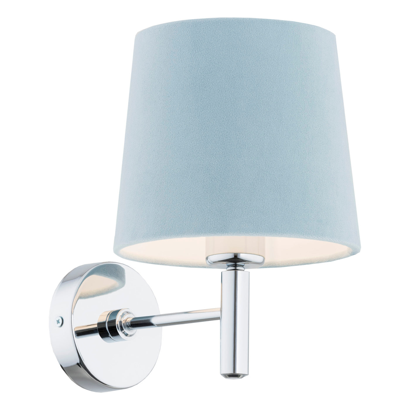 Bolzano wandlamp Blauw-chroom