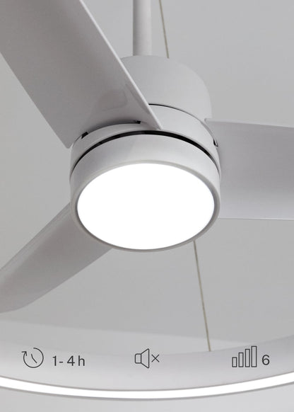 Halovaro plafondventilator met LED-lichtring DC 36W Ø108 cm