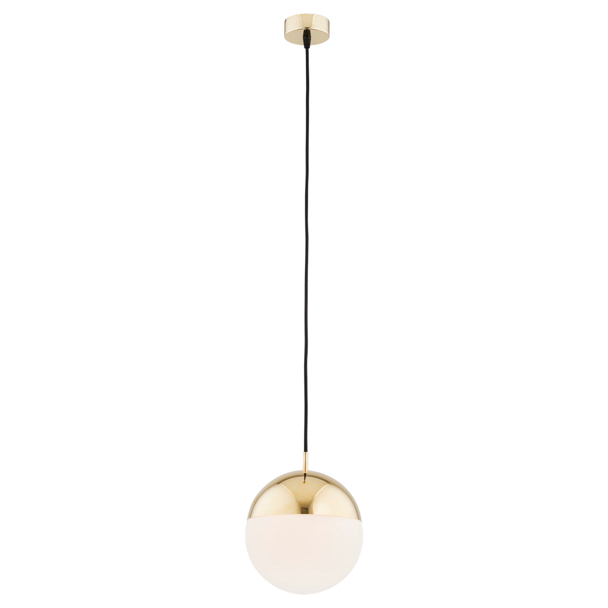Livia hanglamp Messing groot 1-lichts