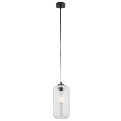 Kalimera hanglamp Transparant-zwart