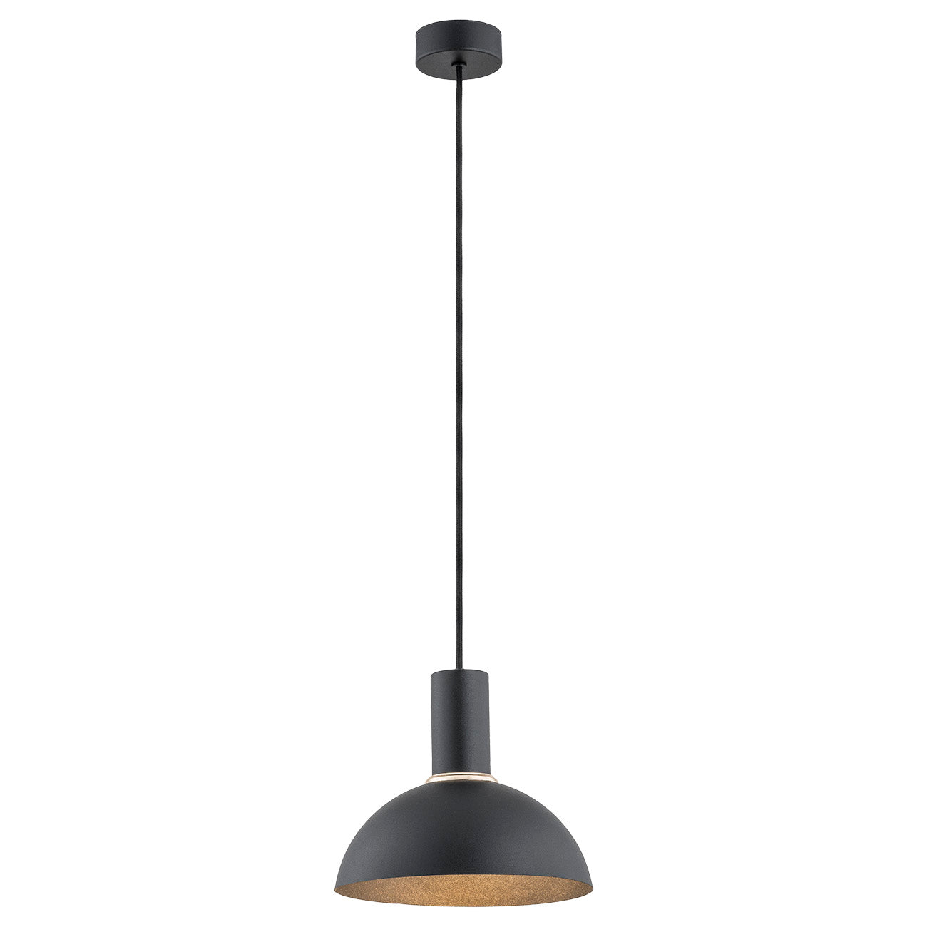 Sines hanglamp Zwart groot 1-lichts