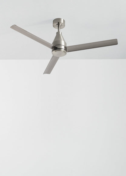 Stelvaro plafondventilator zonder lamp DC 40W Ø132 cm nikkel