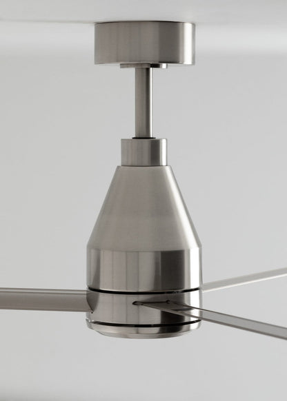 Stelvaro plafondventilator zonder lamp DC 40W Ø132 cm nikkel