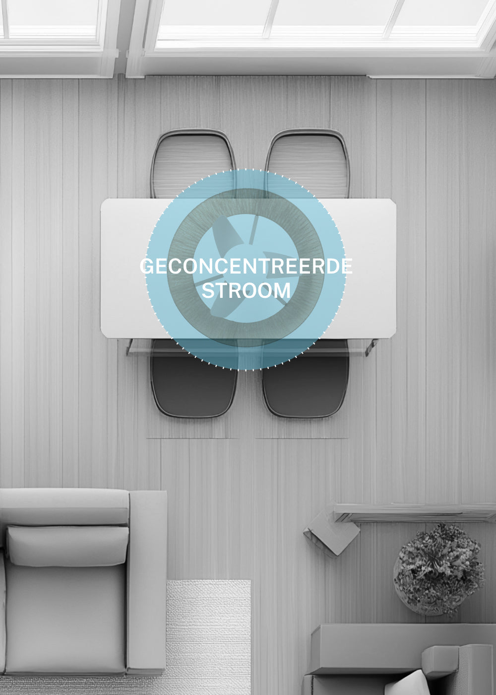 Wevavo gevlochten plafondventilator DC 25W LED Ø60 cm