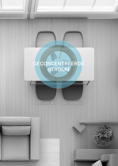 Wevavo gevlochten plafondventilator DC 25W LED Ø60 cm