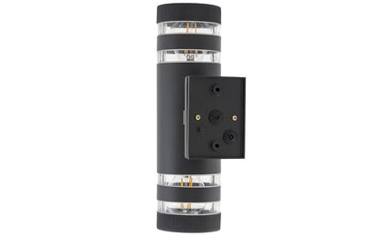 Sieraro E27 buitenwandlamp up-down IP54 zwart