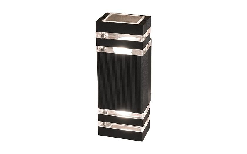 Riano E27 buitenwandlamp IP54 zwart