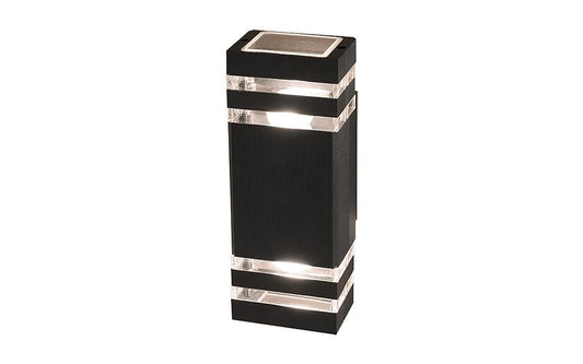 Riano E27 buitenwandlamp IP54 zwart