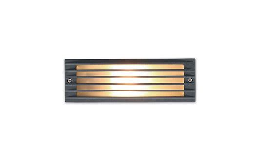 Assamo E27 inbouw buitenwandlamp IP65 grafiet