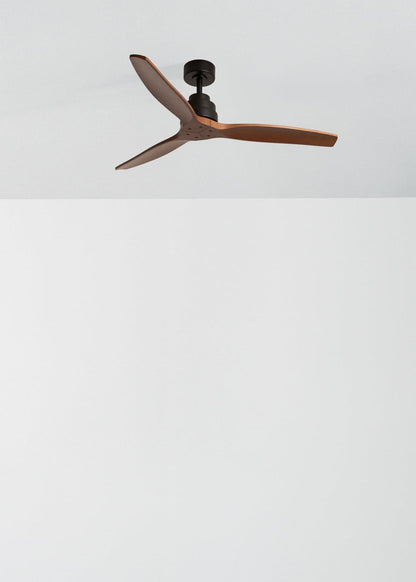 Stylavo plafondventilator zwart / donker houtlook
