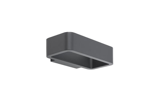 Munaro LED buitenwandlamp breed IP54 grafiet