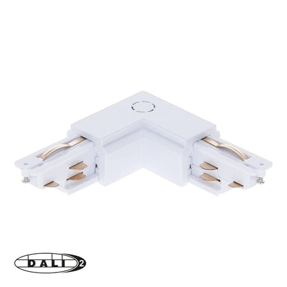 Lumexa DALI L-connector buitenhoek wit