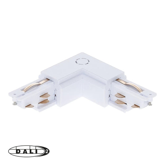 Lumexa DALI L-connector buitenhoek wit