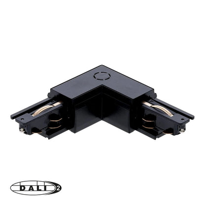 Lumexa DALI L-connector binnenhoek zwart