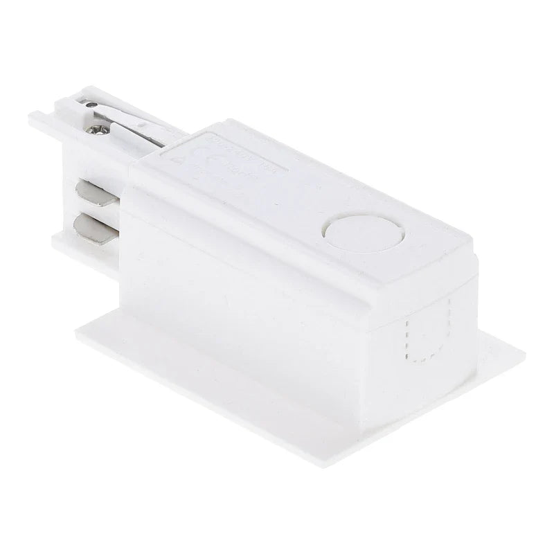 Lumexa inbouw power connector links wit