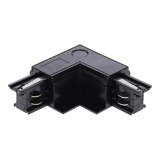 Lumexa inbouw L-connector binnenhoek zwart