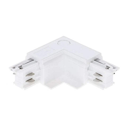 Lumexa inbouw L-connector buitenhoek wit